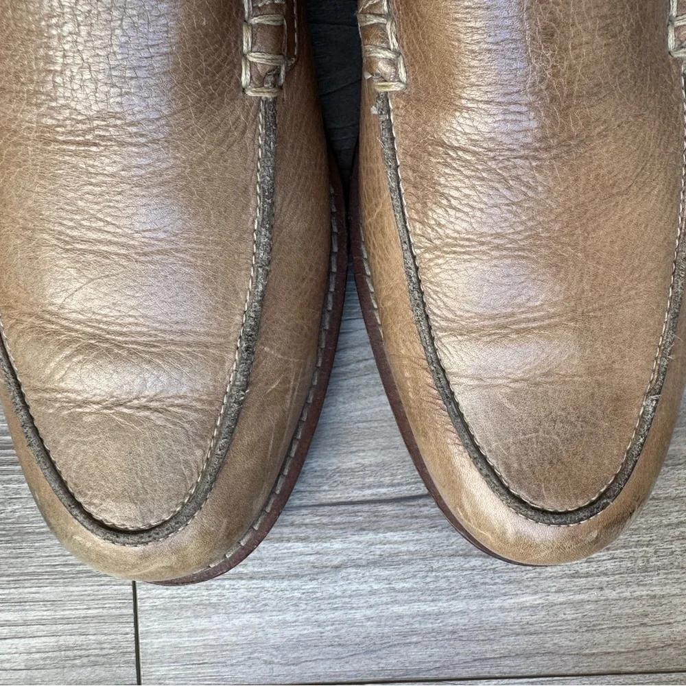 Men’s Cole Haan slip-on loafer Shoes Lt brown leather Size 10 M